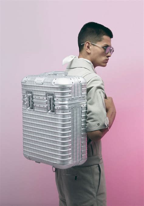 dior rimowa capsule price|rimowa dior launch luggage.